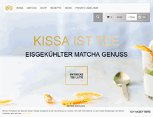 Tablet Screenshot of kissatea.com